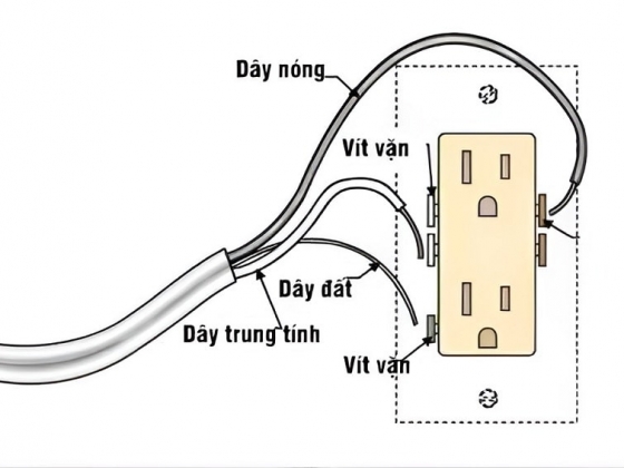 TOP 5 cách đấu ổ cắm điện chuẩn kỹ thuật đơn giản nhất