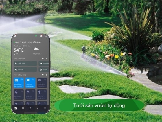 5 hệ thống tưới cây thông minh điều khiển bằng điện thoại tốt nhất
